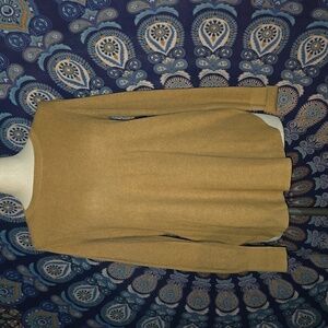 Natural Reflections tan sweater size med